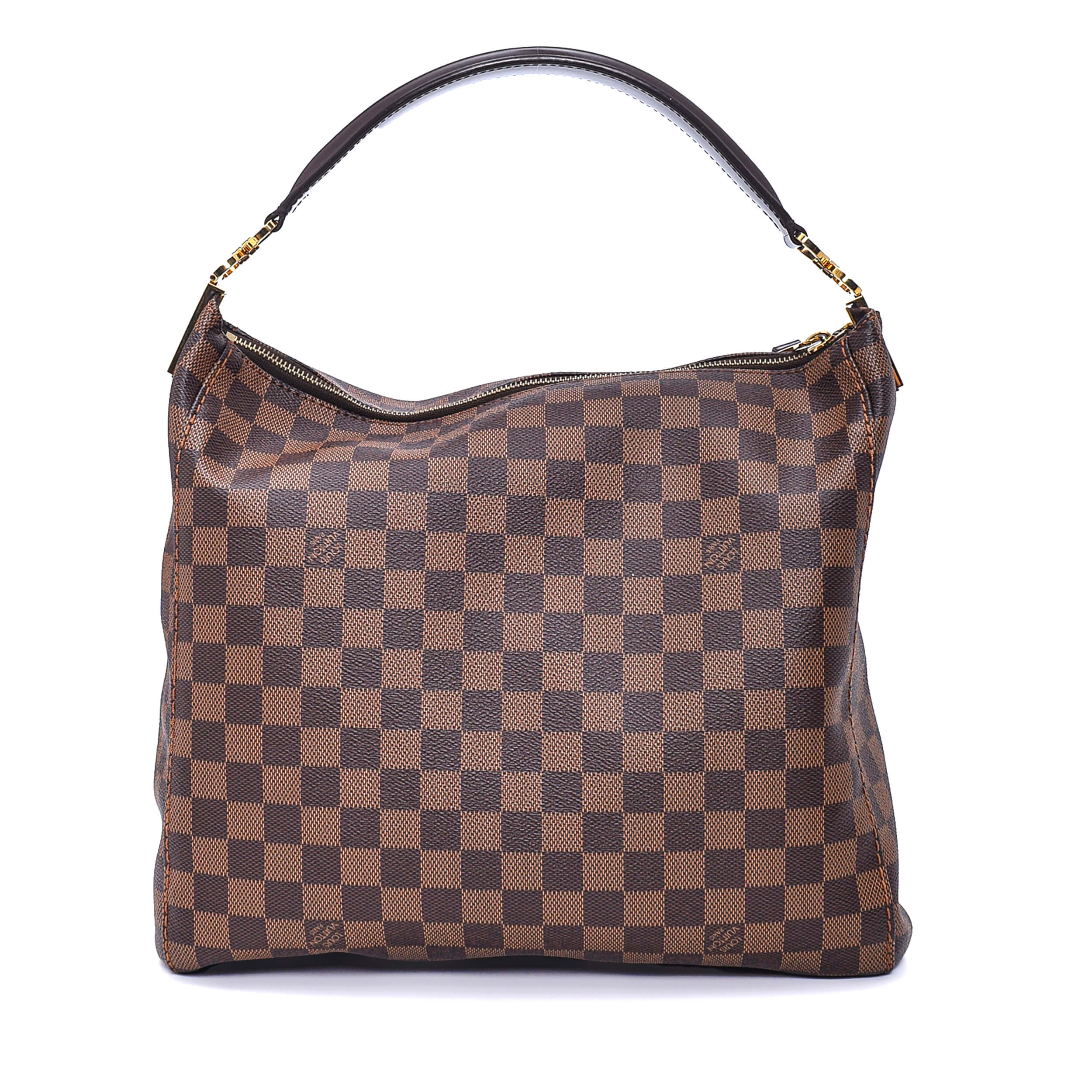 Louis Vuitton - Damier Ebene Canvas Portobello GM Hobo Bag 